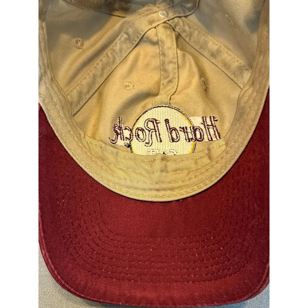 Hard Rock Cafe San Antonio The Game Khaki Strapback Hat All Is One 100% Cotton